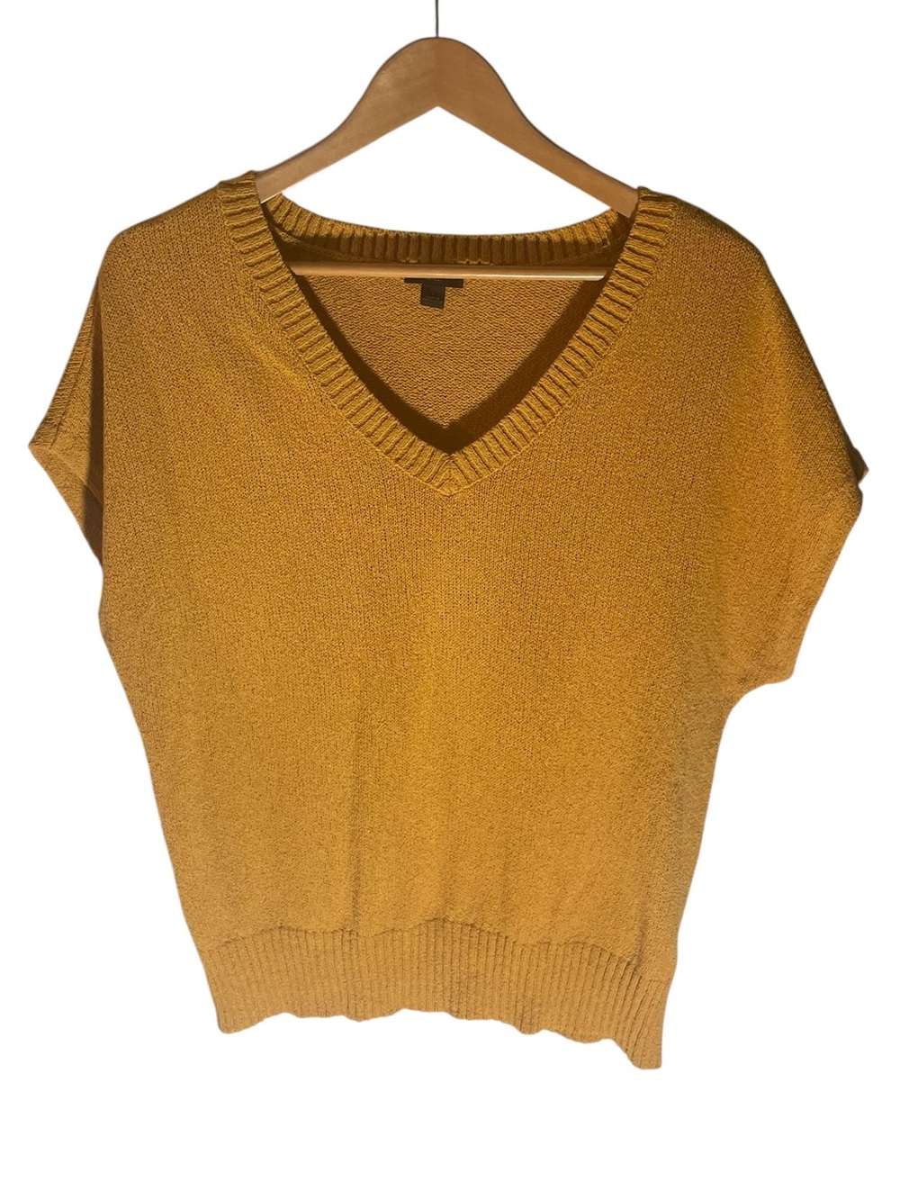C23- Ann Taylor Factory Golden Yellow Knit Sweater